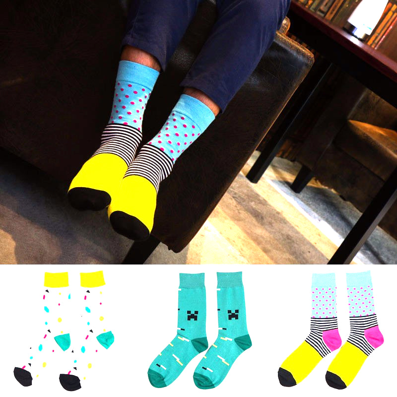 Happy Men's Cotton Socks