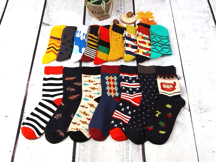 Long Cotton Men's Socks