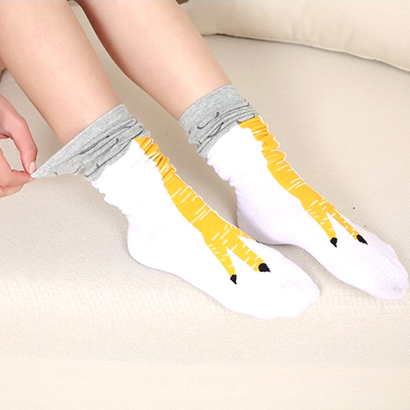 Flamingo Cotton Knee Socks