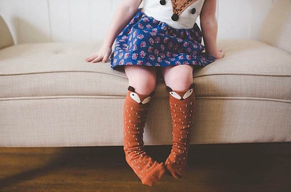 Fox Pattern Socks
