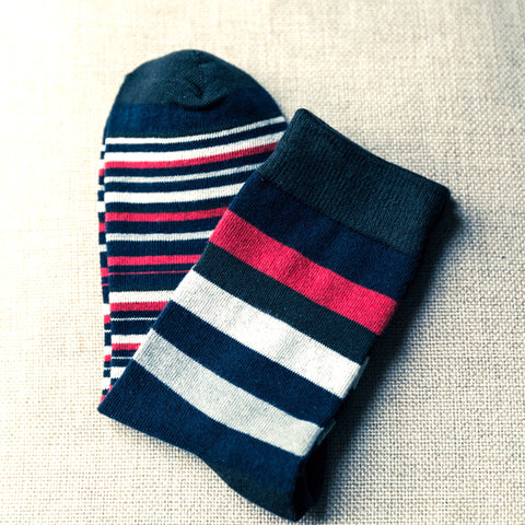 Polka Dot Strip Socks